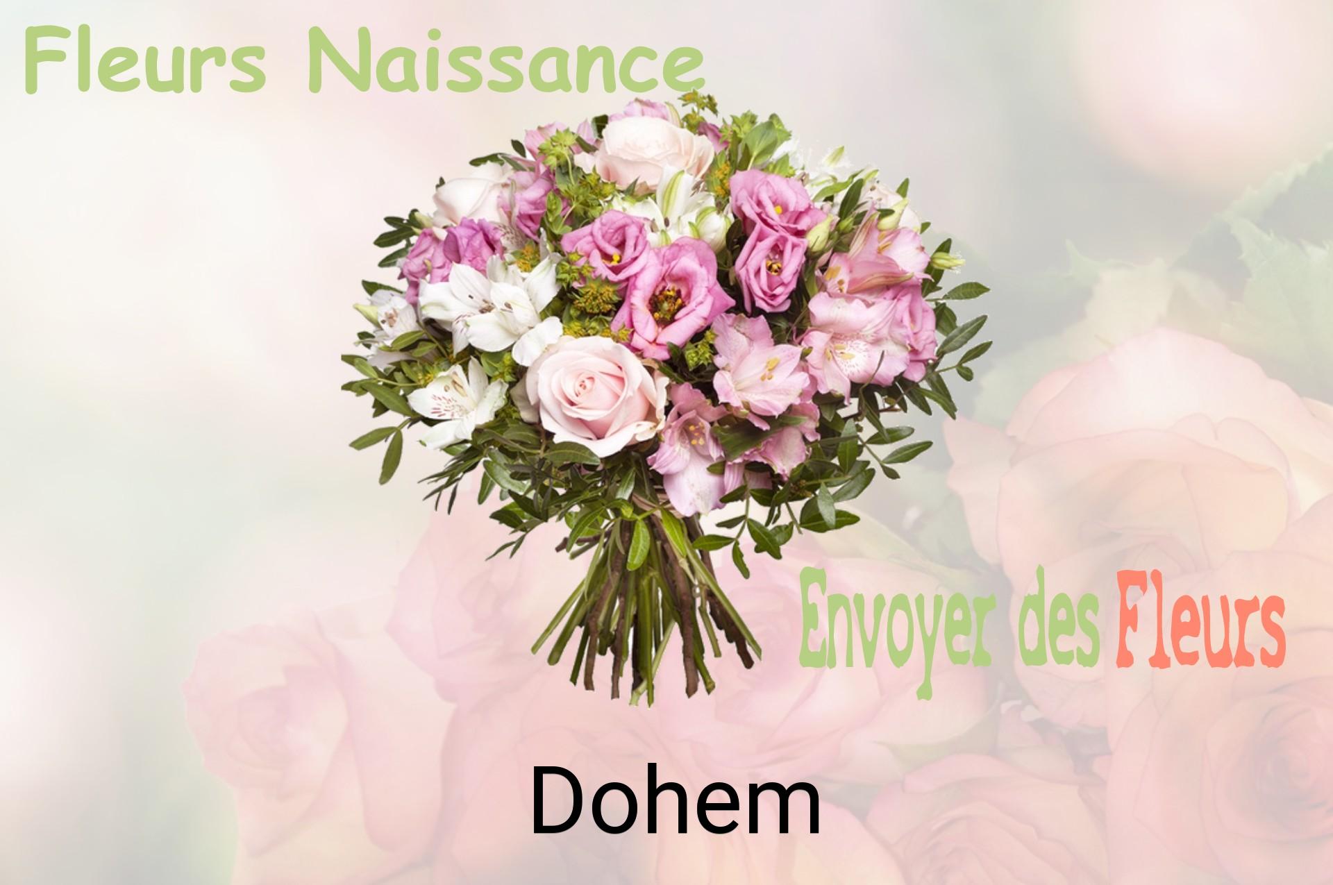 Bouquet de fleurs de naissance livré à Dohem